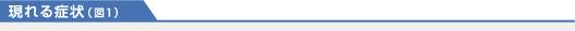 現れる症状（図1）